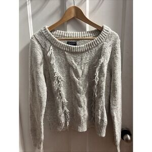 Abercrombie And Fitch Womens -White Sweater Size‎ Medium